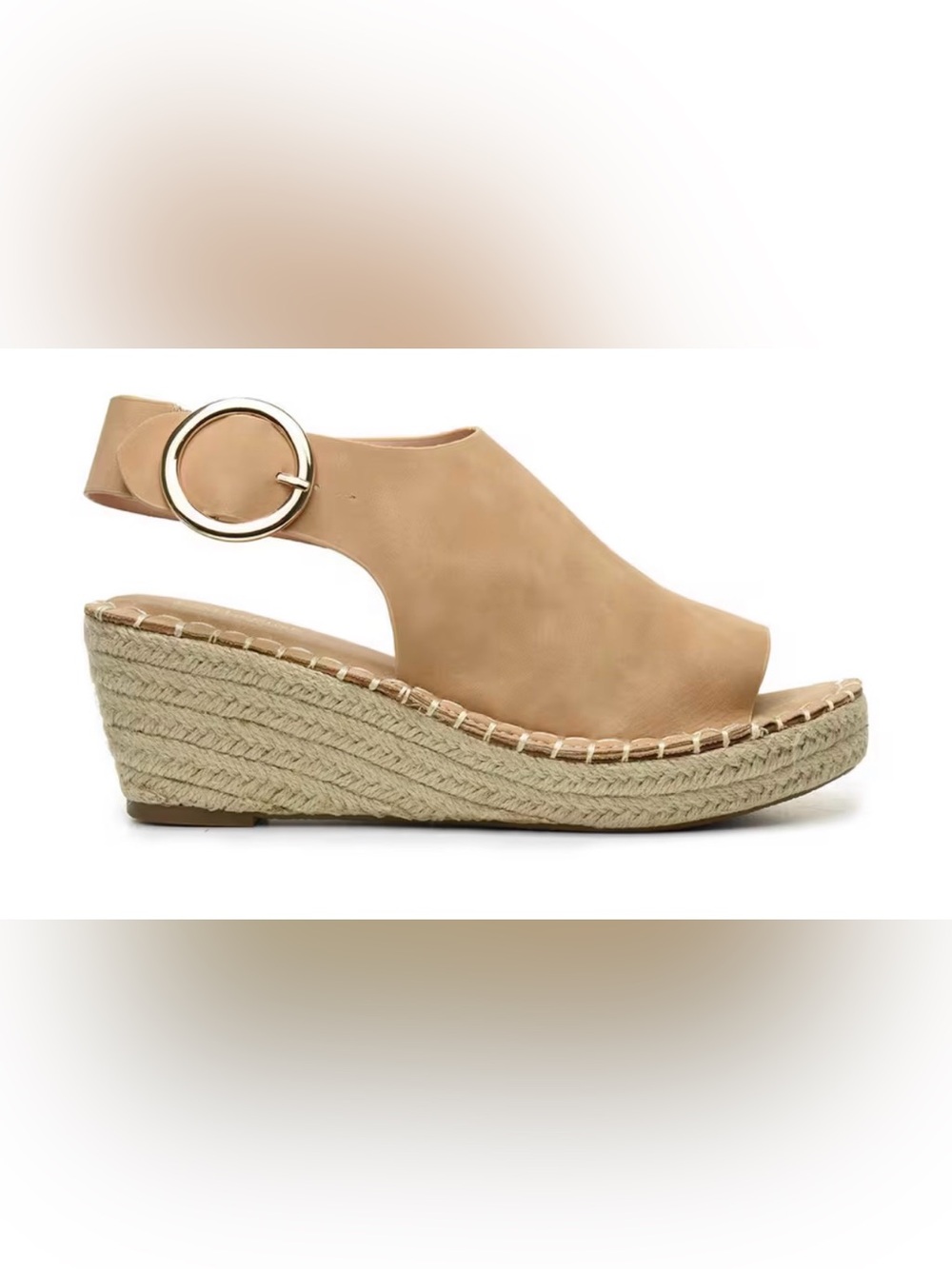 CATHERINE CATHERINE MALANDRINO WOMENS CIRCLY ESPADRILE WEDGE SANDALS SIZE 7.5